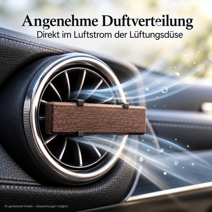 ALYXOR 4er Set Autoduft-Halter kompatibel mit Rituals Car Air Freshener für Mercedes-Benz Runddüsen – Schwarz