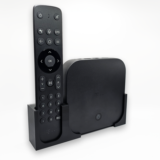 Wandhalterung für Magenta TV One und Fernbedienung - inkl. Klebepads + Schrauben