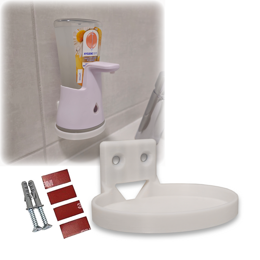 Wandhalterung für Sagrotan No Touch Seifenspender – inkl. tesa® Powerstrips &  Schrauben, Dübel