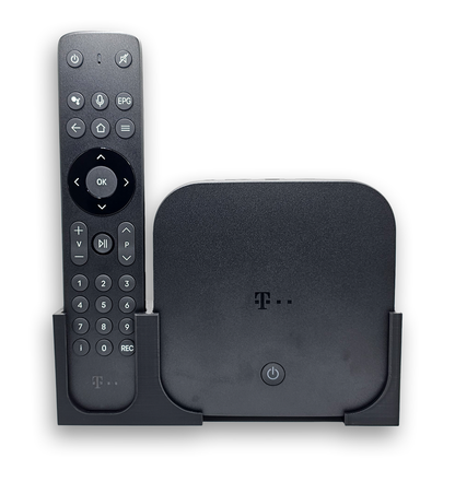 Wandhalterung für Magenta TV One und Fernbedienung - inkl. Klebepads + Schrauben
